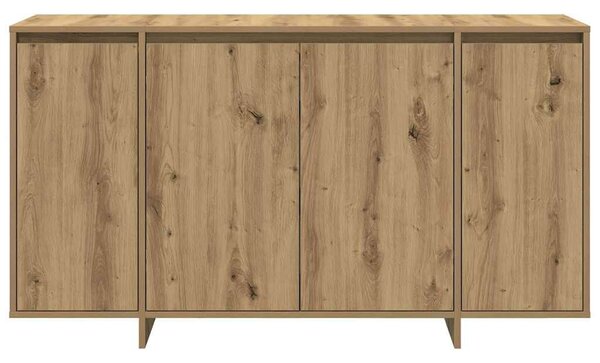 VidaXL Széf kézműves tölgy 135 x 41 x 69 cm Faanyag