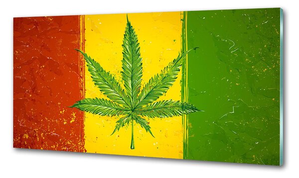 Konyhapanel Rasta zászló