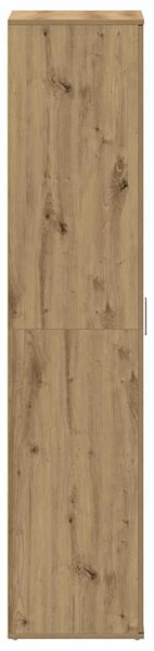 VidaXL Cipőszekrény 80 x 39 x 178 cm Faanyag Artisan tölgy