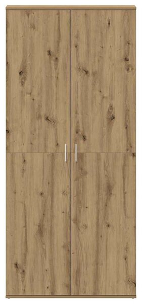 VidaXL Cipőszekrény 80 x 39 x 178 cm Faanyag Artisan tölgy