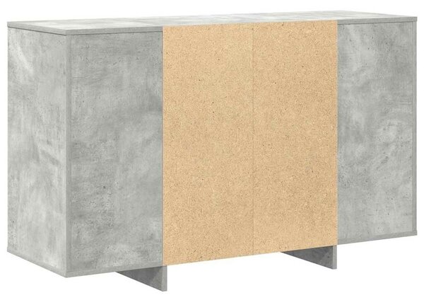 VidaXL Széf Beton szürke 120 x 41 x 75 cm Faanyag