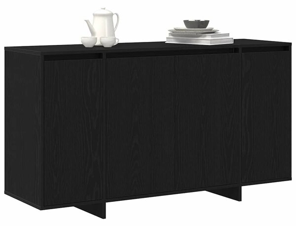 VidaXL Széf Musta tammi 120 x 41 x 75 cm Faanyag