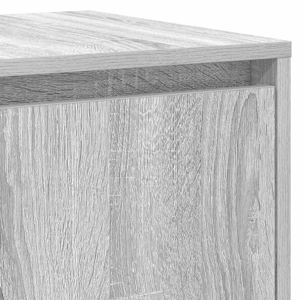 VidaXL Széf Szürke sonoma 120 x 41 x 75 cm Faanyag