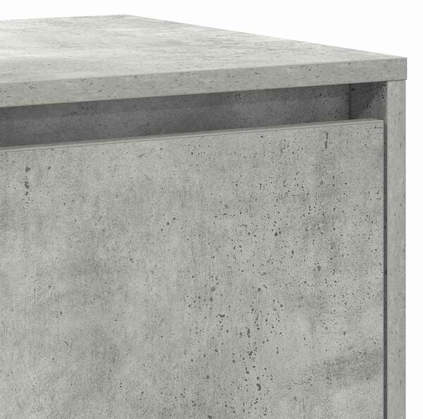 VidaXL Széf Beton szürke 120 x 41 x 75 cm Faanyag