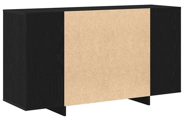 VidaXL Széf Musta tammi 135 x 41 x 69 cm Faanyag