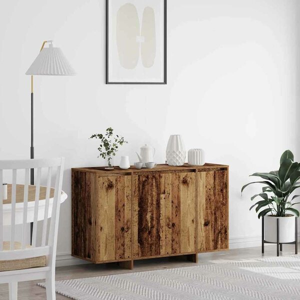 VidaXL Széf Régi fa 120 x 41 x 75 cm Faanyag