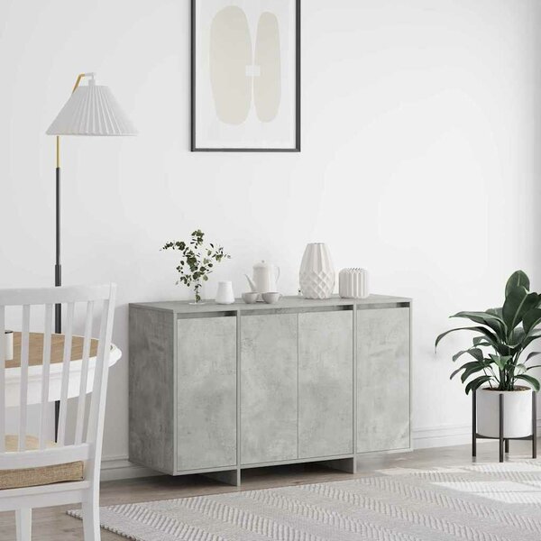 VidaXL Széf Beton szürke 120 x 41 x 75 cm Faanyag
