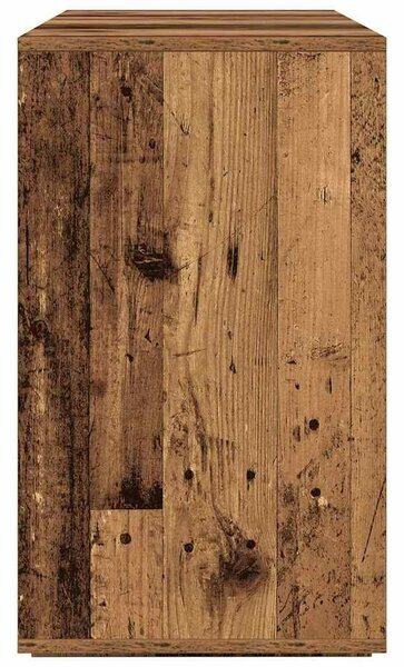 VidaXL Széf Régi fa 120 x 41 x 75 cm Faanyag