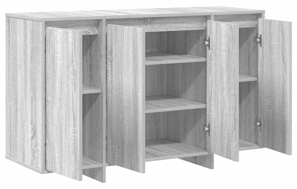VidaXL Széf Szürke sonoma 120 x 41 x 75 cm Faanyag