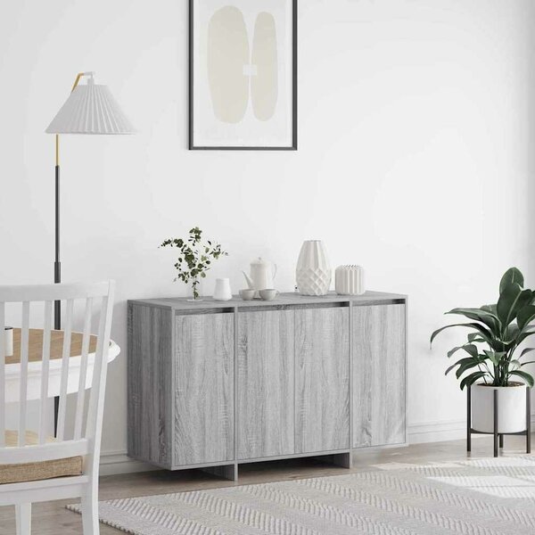 VidaXL Széf Szürke sonoma 120 x 41 x 75 cm Faanyag