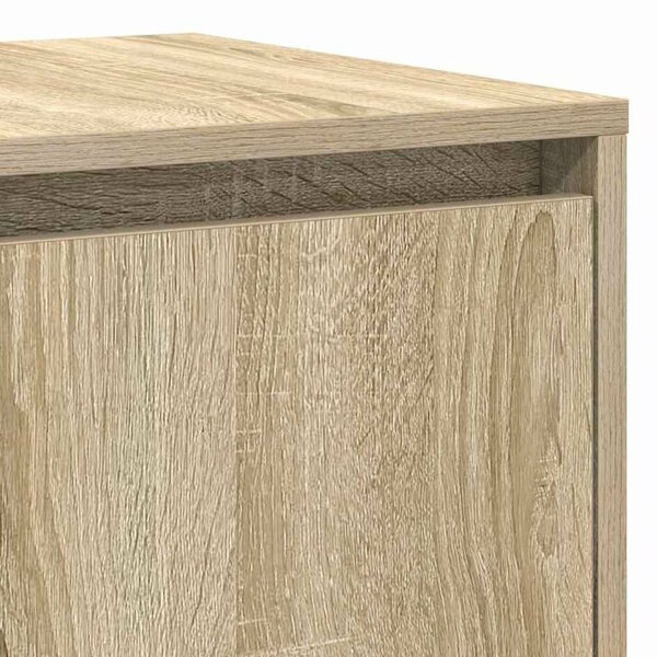 VidaXL Széf sonoma tölgy 135 x 41 x 69 cm Faanyag