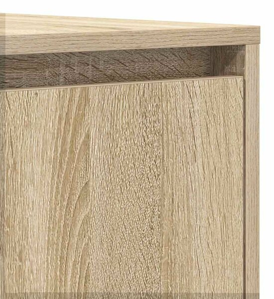 VidaXL Széf fiókkal sonoma tölgy 120 x 41 x 75 cm Faanyag