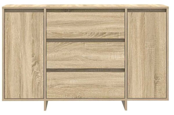 VidaXL Széf fiókkal sonoma tölgy 120 x 41 x 75 cm Faanyag