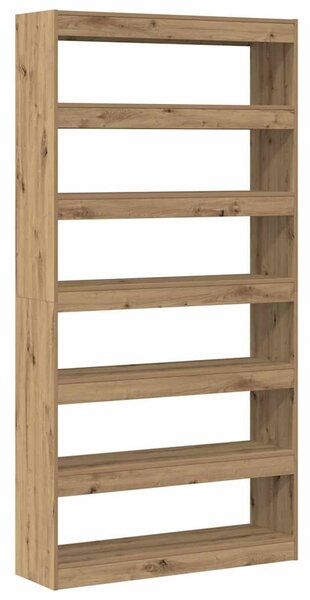 VidaXL Könyvespolc Kézműves Tölgy 100 x 30 x 198 cm Faanyag