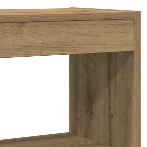 VidaXL Könyvespolc Kézműves Tölgy 100 x 30 x 198 cm Faanyag