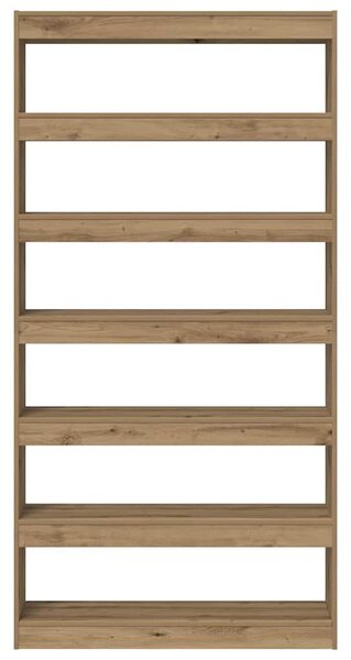 VidaXL Könyvespolc Kézműves Tölgy 100 x 30 x 198 cm Faanyag