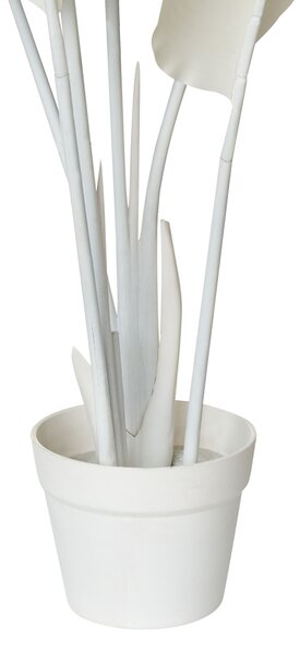 Műnövény BANANA TREE 123 cm Fehér