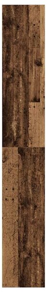VidaXL Könyvespolc Hulladékfa 100 x 30 x 198 cm Faanyag