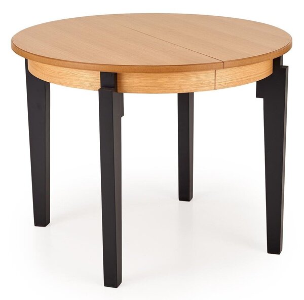 Asztal Houston 785, 77cm, Fekete, Tölgy, Tölgy, Bükkfa