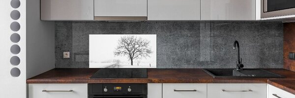 Konyhapanel Fa télen