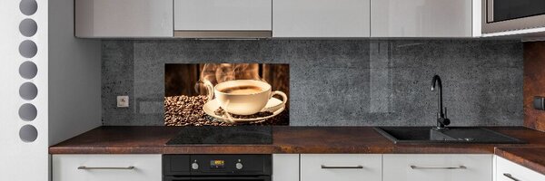 Konyhai dekorpanel Aromás kávé