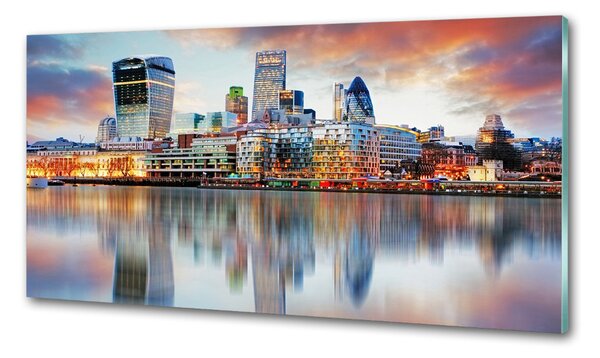 Konyhai falvédő London panoráma