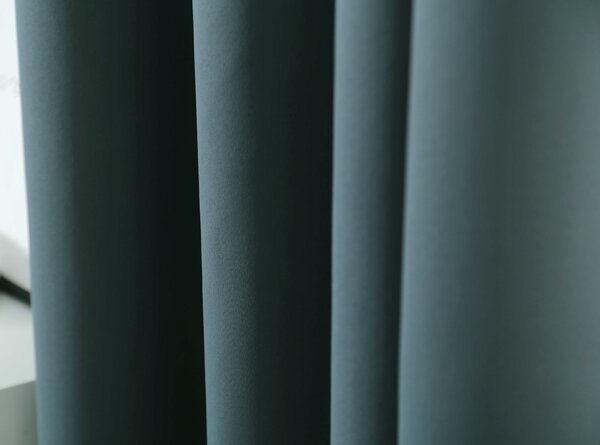 OXFORD türkizkék függöny 140x250 cm Felfüggesztés: Hullámos sínszalag