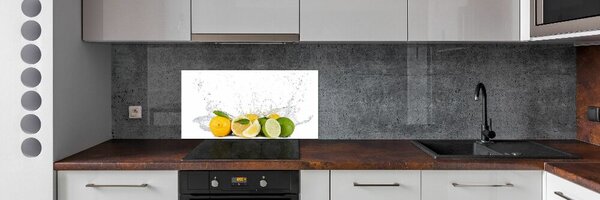 Konyhai dekorpanel Citrusfélék és a víz
