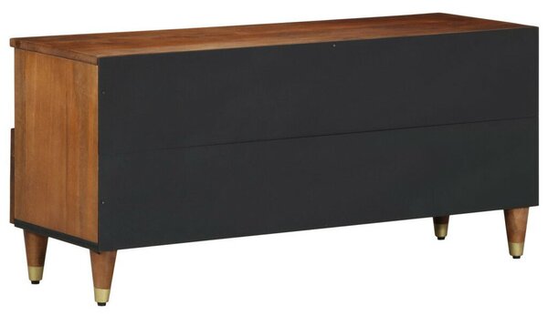 VidaXL TV Szekrény 100x33x46 cm Tömör Mangófából