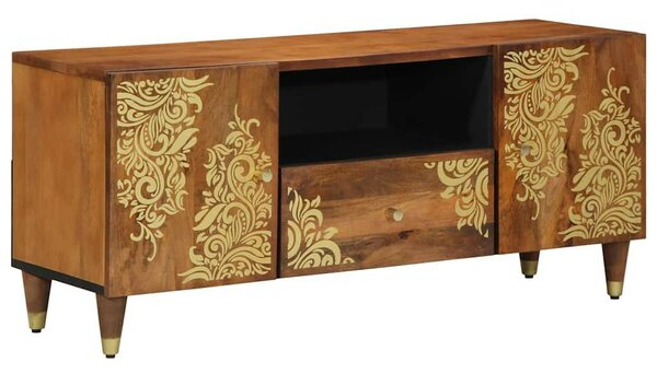 VidaXL TV Szekrény 105x33x46 cm Tömör Mangófából
