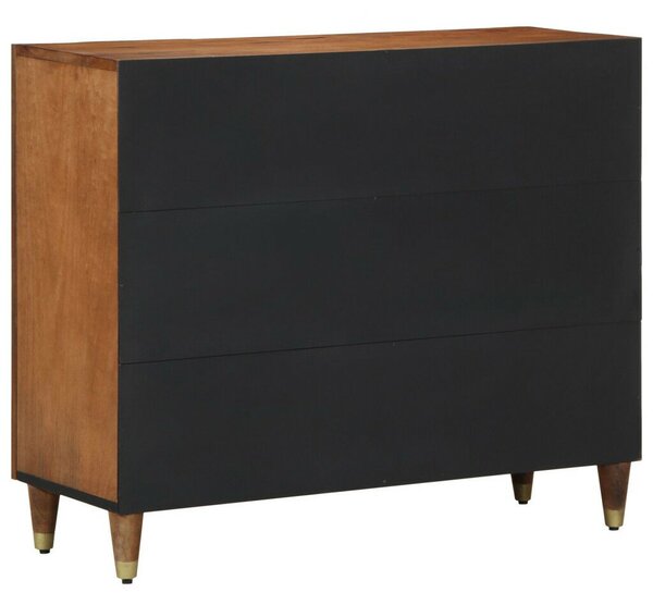 VidaXL Oldalszekrény 90x33x75 cm Tömör Mangófából