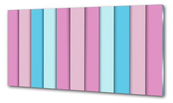 Konyhai falburkoló panel Színes csíkos