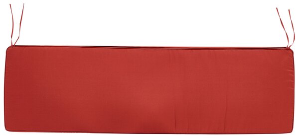 Kerti pad ülőpárnával VIVARA 180 cm Tanúsított akácfa Sötétpiros