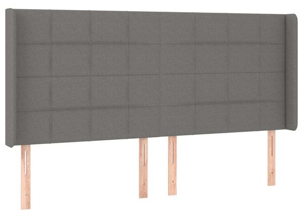 Elegáns Szövet Fejtámla Szárnyakkal - 203x16x118/128 cm
