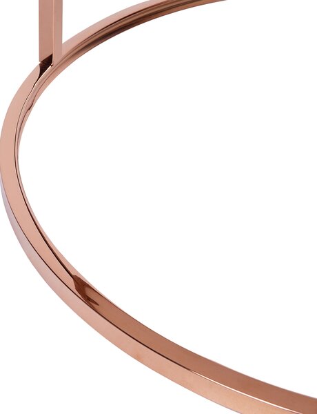 Dohányzóasztal CORAL Rose gold