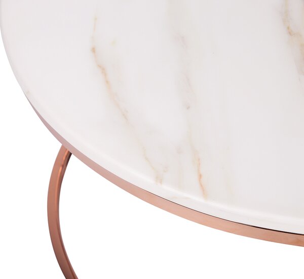 Dohányzóasztal CORAL Rose gold