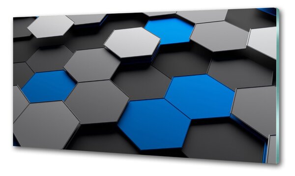 Konyhai falburkoló panel 3d absztrakció