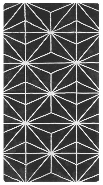 Szőnyeg SIBEL Fekete 80 x 150 cm Viszkóz