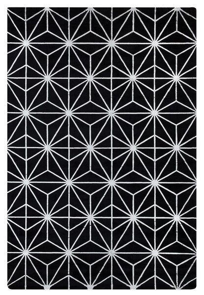Szőnyeg SIBEL Fekete 160 x 230 cm Viszkóz