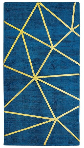 Szőnyeg HAVZA Kék 80 x 150 cm Viszkóz