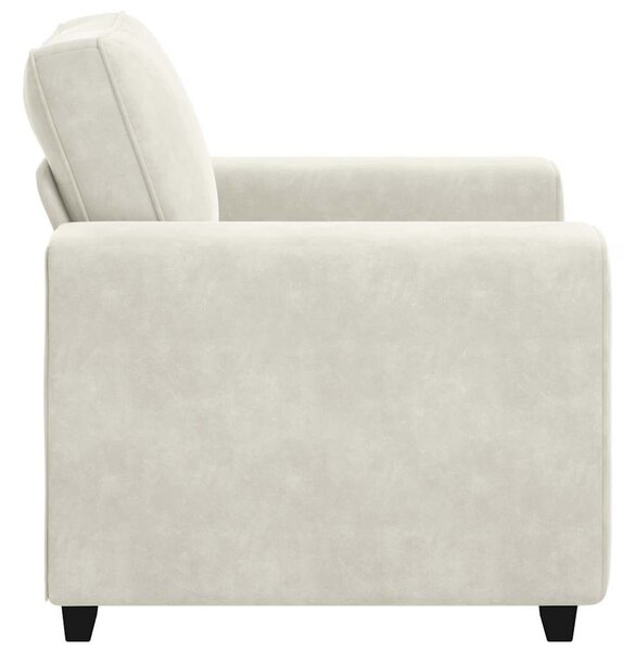 VidaXL krém bársony kanapéfotel 60 cm