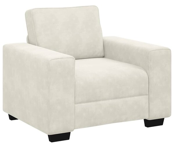 VidaXL krém bársony kanapéfotel 60 cm