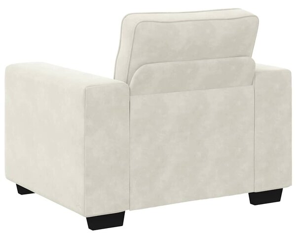 VidaXL krém bársony kanapéfotel 60 cm