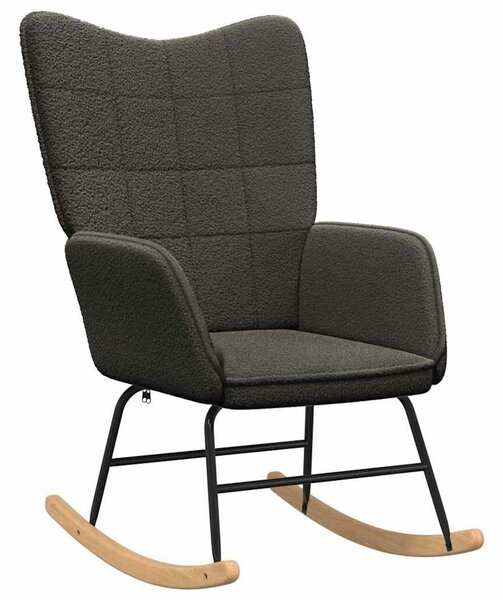 VidaXL Pihenőszék Sötétszürke 61 x 78 x 98 cm szövet