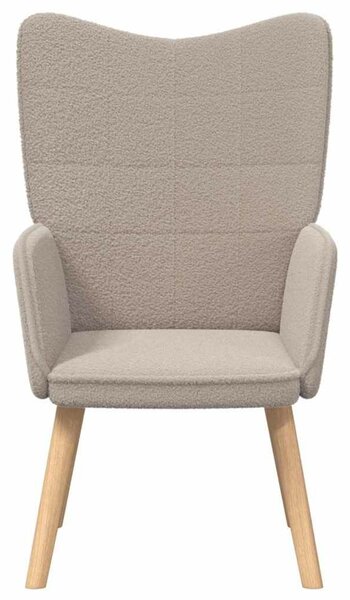 VidaXL Pihenőszék Világosszürke 62 x 67 x 95.5 cm szövet