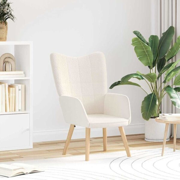 VidaXL Pihenőszék Krém 62 x 67 x 95.5 cm szövet