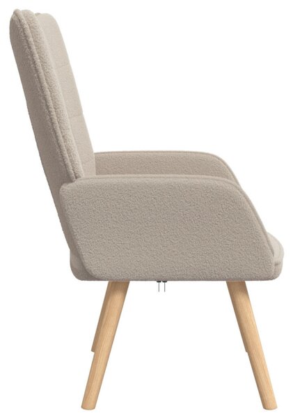 VidaXL Pihenőszék Világosszürke 62 x 67 x 95.5 cm szövet