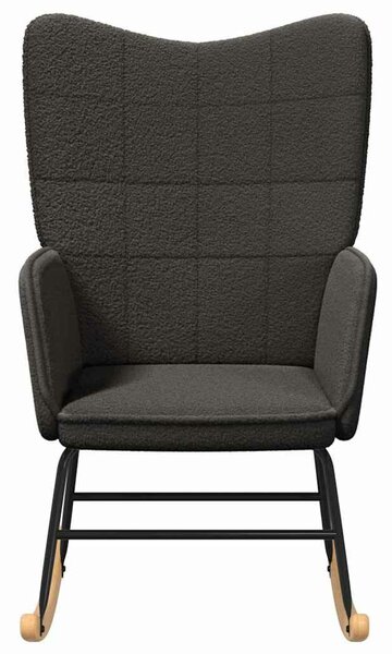 VidaXL Pihenőszék Sötétszürke 61 x 78 x 98 cm szövet