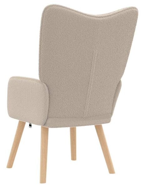 VidaXL Pihenőszék Világosszürke 62 x 67 x 95.5 cm szövet