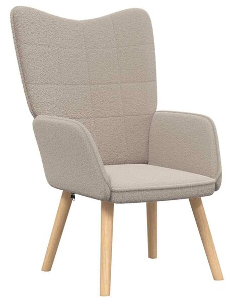 VidaXL Pihenőszék Világosszürke 62 x 67 x 95.5 cm szövet
